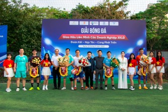 IPM GROUP vinh dự là nhà tài trợ giải bóng đá "Giao Hữu Liên Minh Các Doanh Nghiệp XKLĐ"