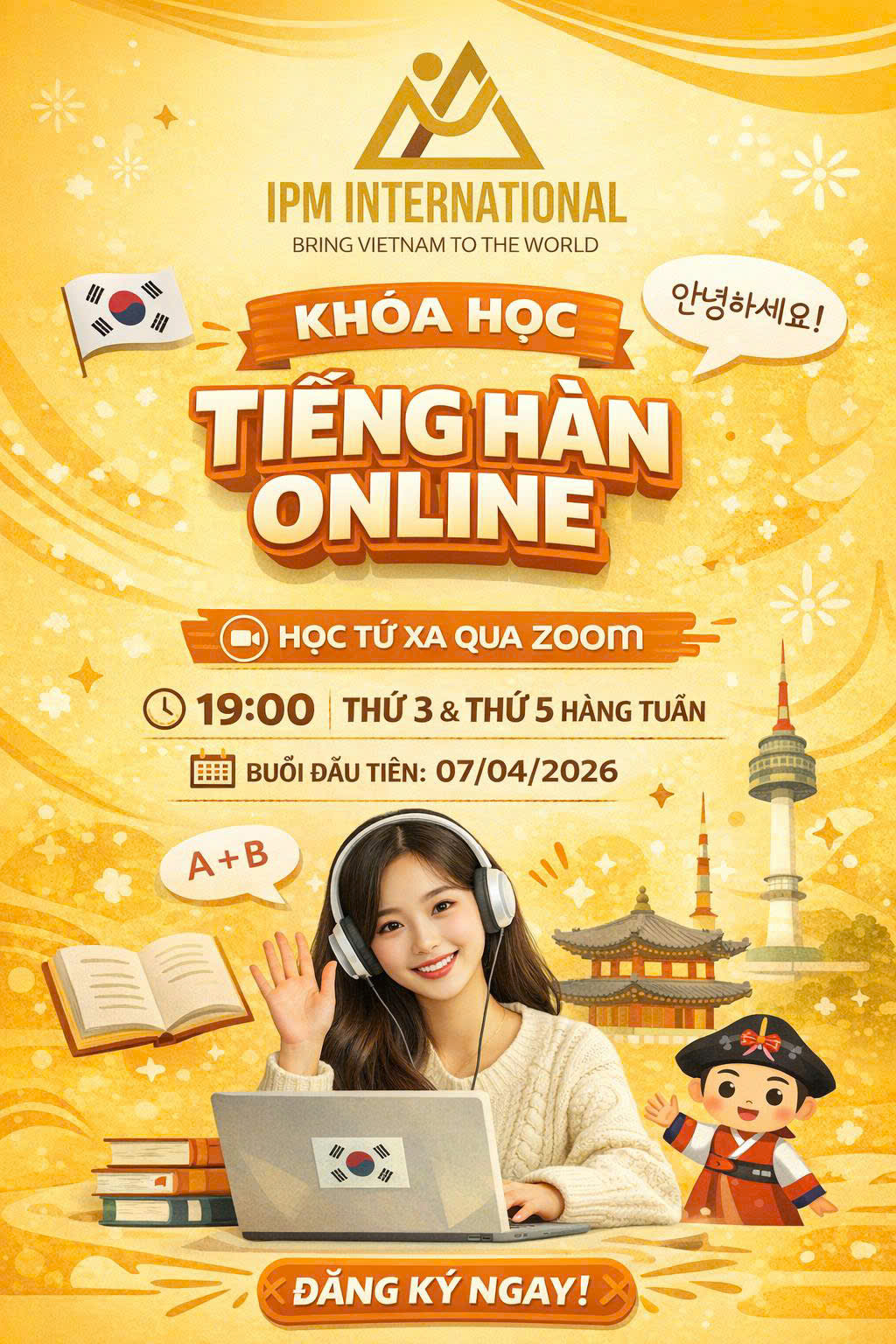 Khai giảng lớp tiếng Hàn và tiếng Nhật Online – Bước đệm qua...