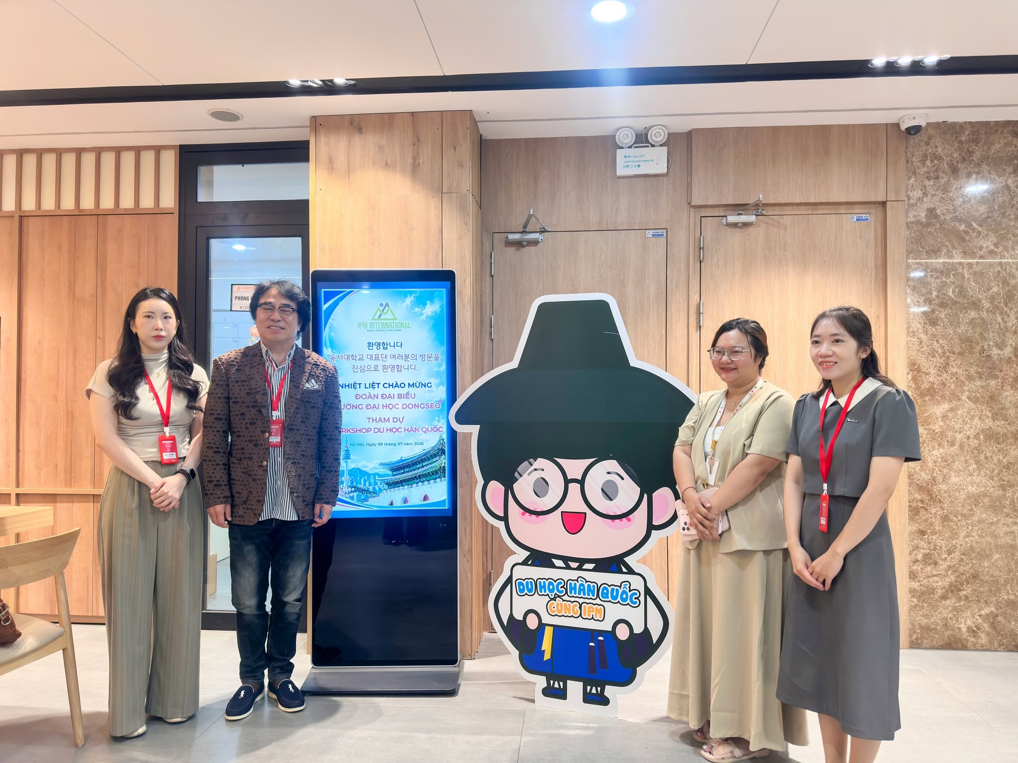 IPM CHÀO ĐÓN ĐẠI DIỆN ĐẠI HỌC DONGSEO TẠI HÀ NỘI – MỞ RỘNG C...