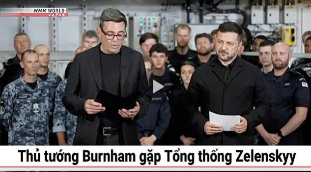 Thủ tướng Anh Burnham gặp Tổng thống Zelenskyy