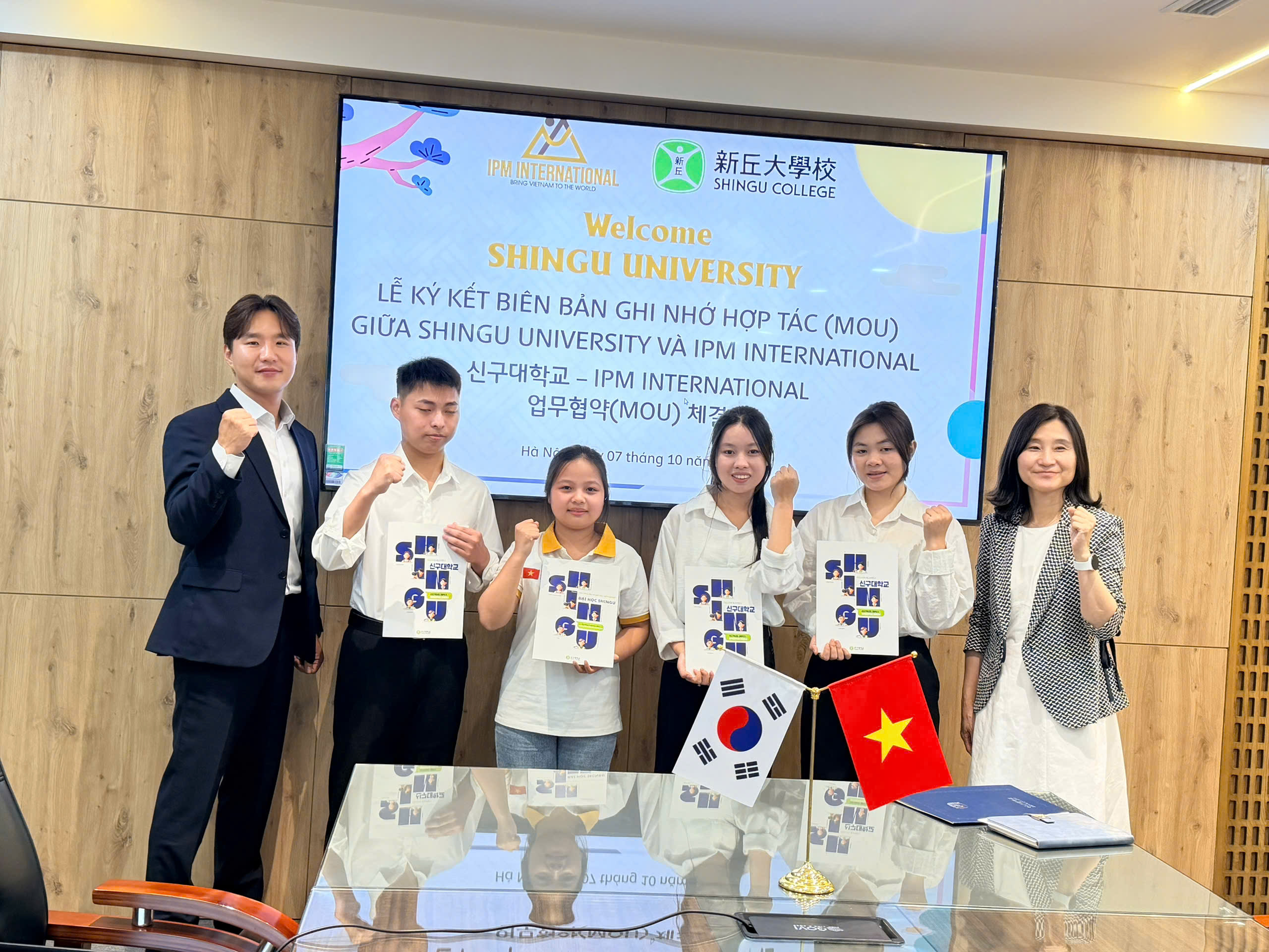 IPM KÝ KẾT HỢP TÁC VỚI ĐẠI HỌC SHINGU